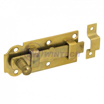 Door bolt, straight W 100, 100x45 mm