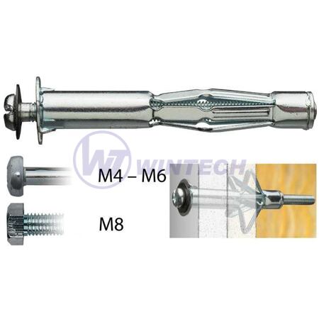 Mungo anchor with screw MHD-S, M6x63/32