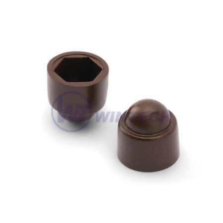 Bolt and nut caps M6/10, Brown