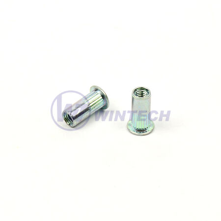 Rivet Nut Flat Head M5steel, zinc plated