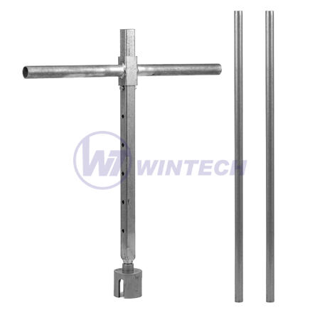 lnstallation cross for ground screw VZMZinc plated