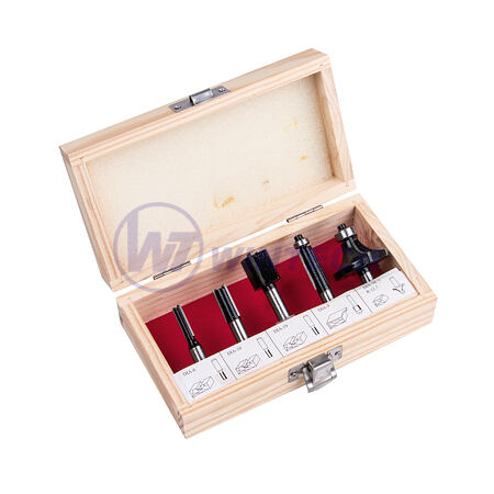 Router bit set 5pcs, 8mm