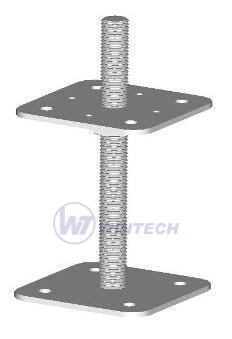 Connecting element for wood 330/80x80 Zinc plated