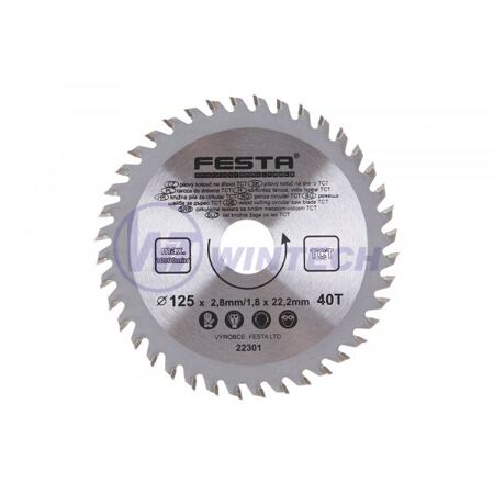 Circular saw-blade TCT 125mm