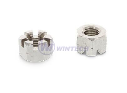 Hexagon castle nuts M6  DIN 935 A2