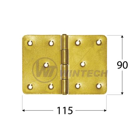 Butt hinge Z 115, 115x90x2,5mm