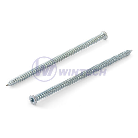 CSK window frame s., torx30 7,5x402 zp(Concrete scr.);" WT" head mark