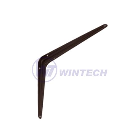 Pressed shelf bracket KL1, 350x400mm, brown350x400mm