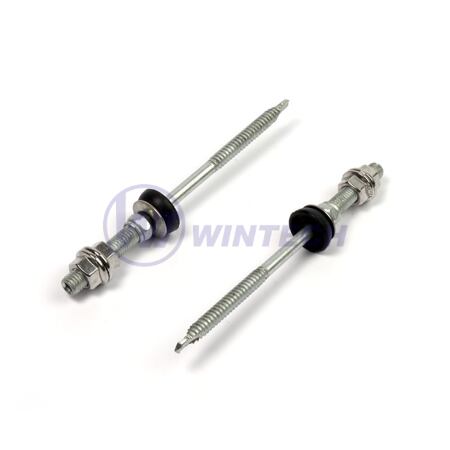 Hanger bolts M8x115 HEX SS A2 set+ sealing el. FZD + nut DIN 6923
