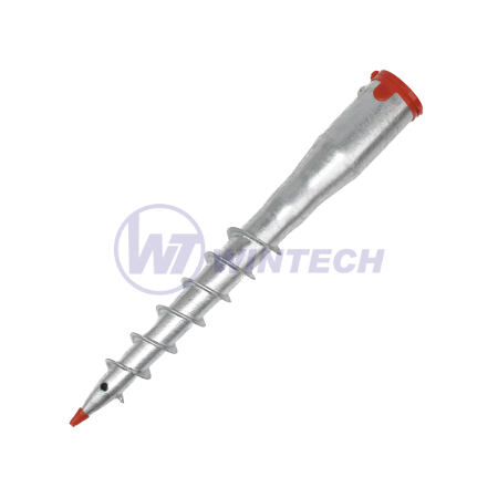 Ground screw VZM, rounded 26-55, 68x560 mm
