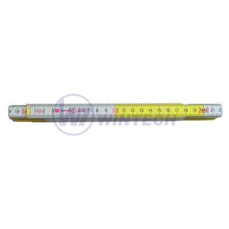 Wooden folding rule PROFI 1m white
