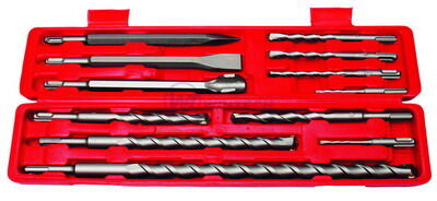 Drill and chisel set 12 pcs SDS