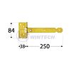 Gate hinge ZBL 250, 250x38x2,0mm250x38x2,0mm