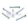 Hex bolt 8x120 DIN 931  8.8 zp