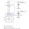Connecting element for wood 200/80x80