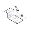 Z-type connector LZ 2,  50x55