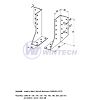 Joist hanger for wood, split, 30x160, pair