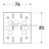 SDLPA  1  Spojka C 76x85x2,5