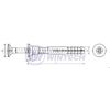 Nylon hammer anchor count.h. 8x75 yzp