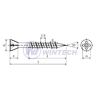 Spec. Tapping s. trim head 4,2 x 35/25 zpzinc plated CR3+