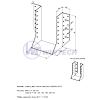 Joist hanger for wood 100 x 160inner