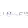 Shelf support 5/7 x 16 mm, nickel