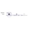 Square tube plugs 10x10mm, white
