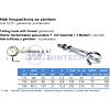 Ceiling hook with thread M12x180mm