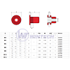 Rivet Nut Flat Head M6steel, zinc plated