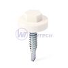 Plastic cap TEX 4.8/OK 8white