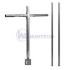 lnstallation cross for ground screw VZMZinc plated