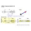 Joint worktop M6/35x165