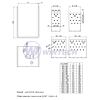 Post base 12-62/90x120with hole