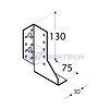 Joist hanger WBD 1, 130x75x30 left