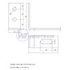 Anchor element 12-07 BV/KP, 40x90x160x5, Zinc